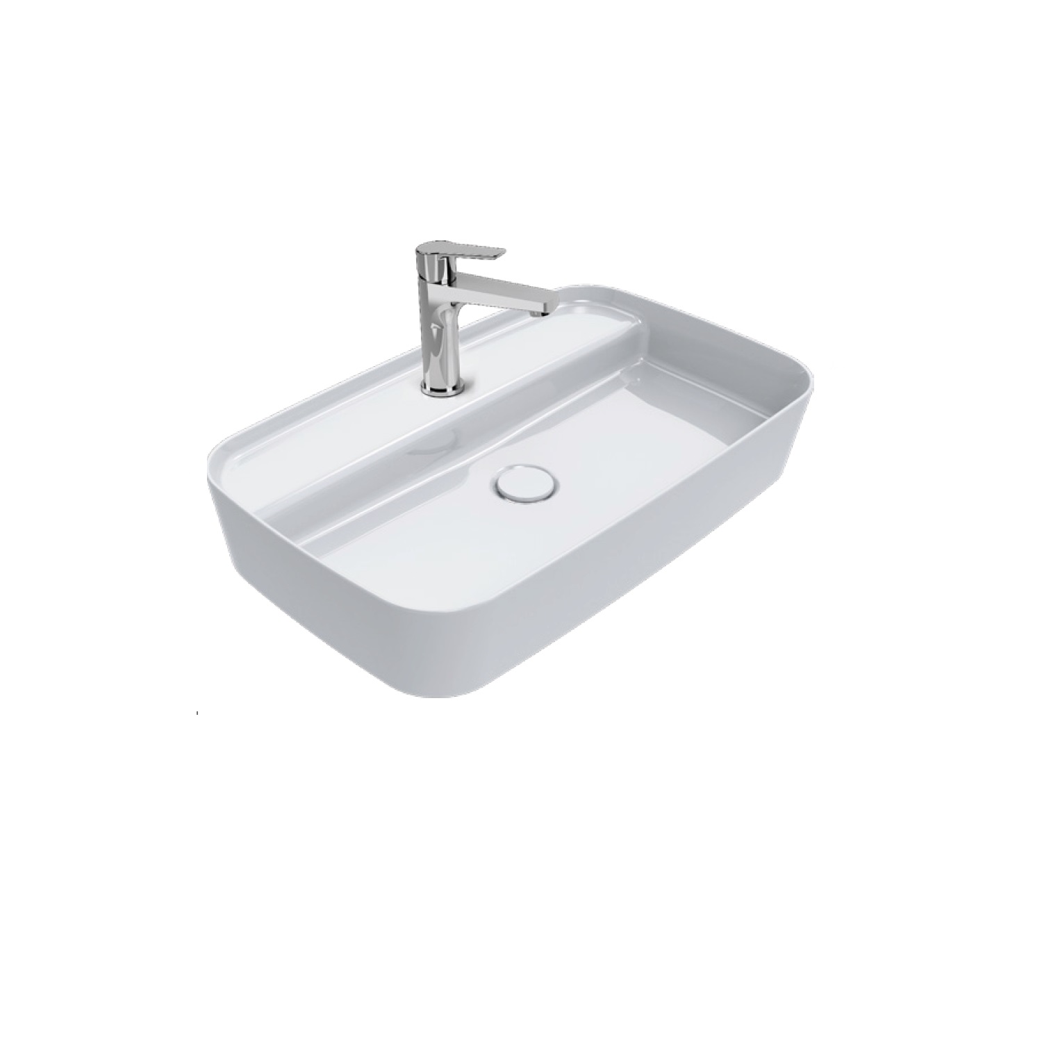 Peak Tezgah Üstü Lavabo, 65 cm